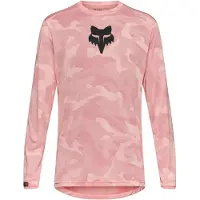 FOX Racing Ranger Tru Dri L/S Jersey Maglietta da ciclismo Uomo (L, fuchsia)