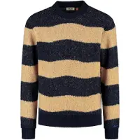 Shiwi Pike Relaxed Fit Wave Pullover Blue Clay Wave Taglia: XXL | Maglioni a maglia Outlet | Uomo | Blu