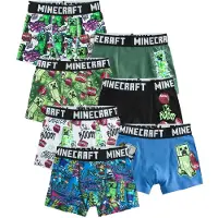 Next Pantaloncini intimi 'Minecraft' blu / verde / nero / bianco