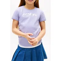 Tommy Hilfiger Girls Tommy Foil Tee Ss Periwinkle Dusk Taglia: 14 | T-shirt Outlet | Unisex | Blu