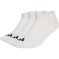 Adidas Thin&Light Essentials Low Cut Socks 3 Pack Calze casual (43-45, bianco)