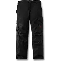 Carhartt Relaxed Straight Steel Rugged Flex Canvas Pantaloni tempo libero Uomo (42 - Length: 32, nero)
