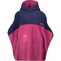 TROLLKIDS Kid's Kvalvika Surf Poncho Poncho da surf Bambini (98, fuchsia)