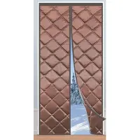 OEM Tenda isolante per porte, antivento, insonorizzata, ad alta efficienza energetica, termica, 95x220 cm