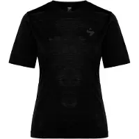 Sweet Protection Women's Hunter II Woolmix T-Shirt Maglietta da ciclismo Donna (L, nero)