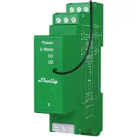 Shelly Wave Pro Dimmer 2PM – Z-Wave lighting dimmer, 2 channels, wireless for LED and halogen, DIN rail mounting