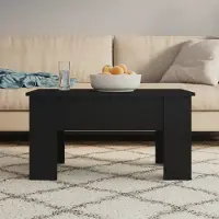 Prolenta Maison Exclusive - Tavolino nero 79x49x41 cm Materiale ligneo