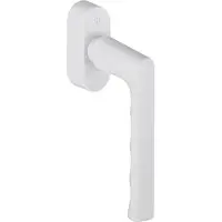 Hoppe maniglia per finestra Hamburg 0700/UD9020 Alu.F9016/bianco traffico 32-42mm Supporto - 11701353
