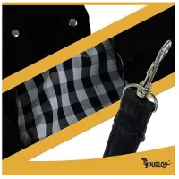 Purlove Purlov 26671: Borsa da trasporto per cani e gatti, colore nero