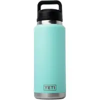 Yeti Rambler Bottle 36oz Chug Cap, Seafoam, thermos con tappo per bere, 1L