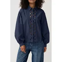 Alchemist Blouse Eva Navy Taglia: 34 | Maglie a manica lunga Outlet | Donna | Blu