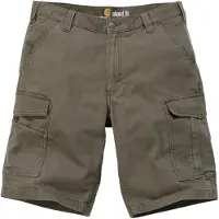 Carhartt Rigby Rugged Cargo Short Pantaloncini Uomo (28, marrone/grigio)