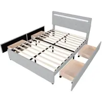 STILVORA Letto per ragazzi/divano letto 140×200 cm, daybed per bambini con letto estraibile, letto matrimoniale con numerosi vani portaoggetti e presa di ricarica, bianco (senza materasso)
