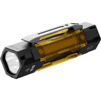Wuben E8 Black, torcia modulare ricaricabile da campeggio e EDC con luce UV a 365 nm, 1300 lumen