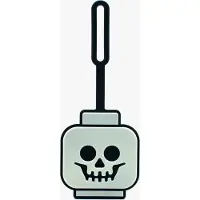 LEGO Bag Tag Testa di scheletro fosforescente