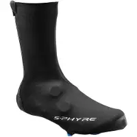 Shimano S-PHYRE Tall Shoe Cover Copriscarpe (37-39, nero/grigio)