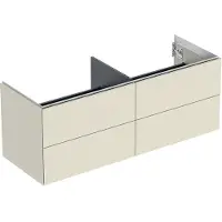 Geberit ONE, meuble sous-lavabo à poser, 4 tiroirs, 133,2x50,4x47cm, 505.266.00.4, 505.266.00.4