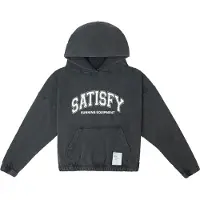 Satisfy - Felpa da uomo con cappuccio - SoftCell Hoodie Aged Black per Uomo in Cotone - Taglia S - Nero