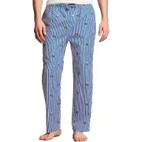 Ralph Lauren per uomo. 714899509051 Pantalone del pigiama di cotone a righe blu navy (XS), Homewear