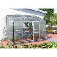 Pergart Vitavia Serra addossata "Osiris 6500" alluminio anodizzato 6,5 m² 4 mm HKP