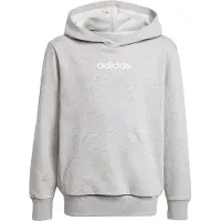 Adidas Kid's LIN FL Hoody Felpa con cappuccio Bambini (176, grigio)