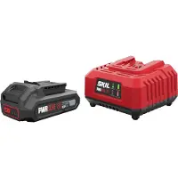 Skil 3116 AA Akku Set (18V, 2,0 Ah Akku, LED-Ladestatusanzeige, nur 1h Ladezeit)