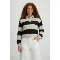 Cars Jeans Svetla Polo Ls Black Taglia: XS | Maglie a manica lunga Outlet | Donna | Nero