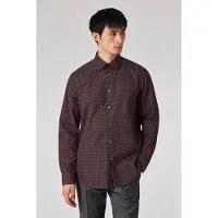 Paul Smith Mens S/c Tailored Fit Shirt Burgundy/ Borde Taglia: 16 | Camicie Business Outlet | Uomo | Marrone