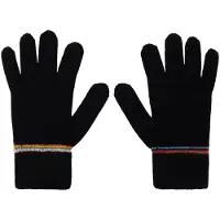 Paul Smith Men Glove Sig Block Strpe Black Taglia: OS | Sciarpe Outlet | Uomo | Nero