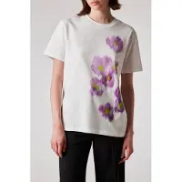 Paul Smith Womens Floral & Logo T-shirt White Taglia: XL | Maglie Sportivi Outlet | Donna | Bianco