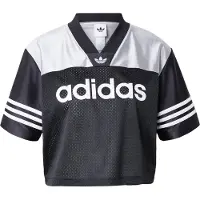 Adidas Originals T-shirt CROPPED JERSEY donne - Nero - EU M
