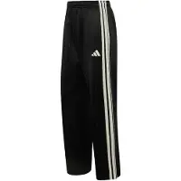 Adidas Pantaloni sportivi 'Stadium' nero / guscio d'uovo