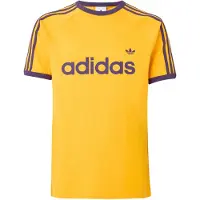 Adidas Originals Maglietta A Maniche Corte 3 Stripes Slim Ringer