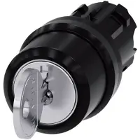 Siemens Interruttore a chiave anello frontale nero 2 x 45° SIRIUS ACT 3SU1000-4BL11-0AA0 1 pz