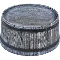 Roto Supporto inferiore/base compatibile con serbatoi di raccolta dell'acqua piovana da 240 litri, in stile country