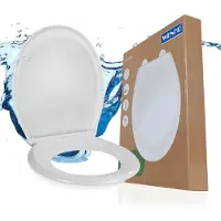 Wenko Sedile per WC Chiusura morbida Coperchio per WC Sedile per WC Bianco IOS