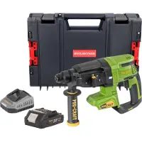 Procraft Martello perforatore a batteria PHA40bb 20 V 2,6 J SDS plus Brushless + 1x batteria 2,0 Ah + caricabatterie + valigetta RHINO