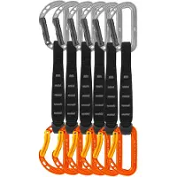 Petzl - Set da 6 rinvii da arrampicata - Pack 6 Spirit Express in Alluminio - Taglia 17 cm - Grigio
