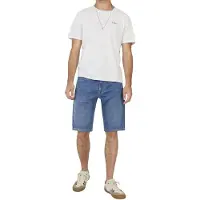 Pepe Jeans per uomo. PM80000444AG Pantaloncini da palestra slim blu (31), Casual, Cotone, Denim