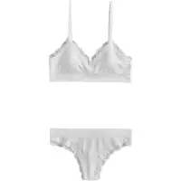 Next Set di biancheria bianco