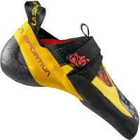 La Sportiva - Scarpetta (arrampicata) - Skwama Black/Yellow per Uomo in Pelle - Taglia 43,5 - Nero