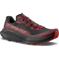 La Sportiva - Scarpe trail - Prodigio 2 Onyx/Mountain Red per Uomo - Taglia 42,5 - Bordeaux
