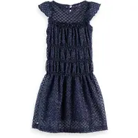 Scotch & Soda Girl Fancy Lurex Party Dress Peacoat Taglia: 6 | Vestiti Outlet | Unisex