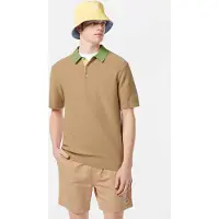 Scotch & Soda Structured Knitted Polo Soft Camel Taglia: XXL | Polo Outlet | Uomo | Marrone