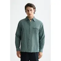 Scotch & Soda Micro-check Structured Shirt Agate Green Micro Check Taglia: XL | Camicie Casual Outlet | Uomo | Verde