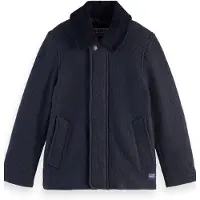 Scotch & Soda Boy Wool-blend Overcoat Sky Captain Taglia: 14 | Giacche Outlet | Unisex