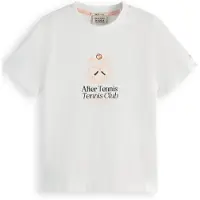 Scotch & Soda Girl Regular-fit T-shirt With Front Artwork White Taglia: 16 | T-shirt Outlet | Unisex | Bianco