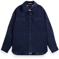 Scotch & Soda Girl Oversized Corduroy Shirt Sky Captain Taglia: 4 | Camicie Outlet | Unisex