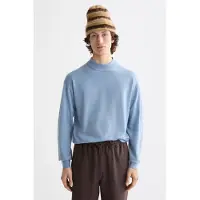 Scotch & Soda Seasonal Core - Dropped Shoulder Mock Neck Pullover Faded De Taglia: XXL | Maglioni a maglia Outlet | Uomo