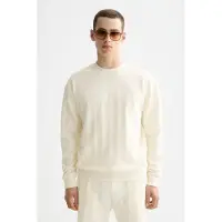 Scotch & Soda Jacquard Terry Sweatshirt Eggnog Taglia: XL | Maglioni Outlet | Uomo